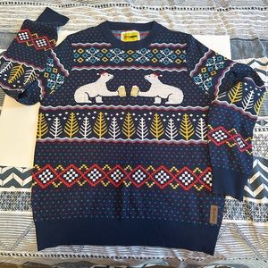 10-01 Men’s sweater, Holiday, polar bears